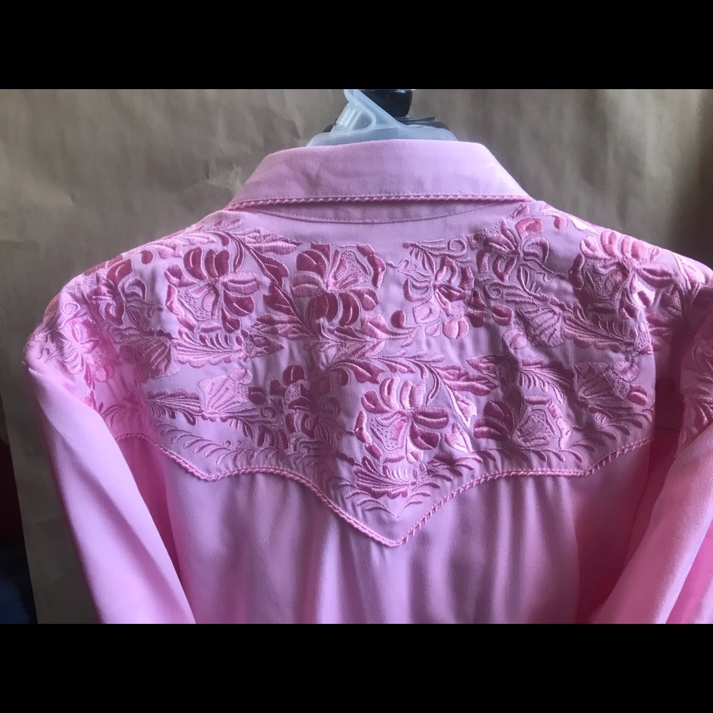 Snap Button Western Shirt by Scully - Picture 3 of 3